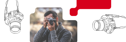 Image of a photographer with a camera