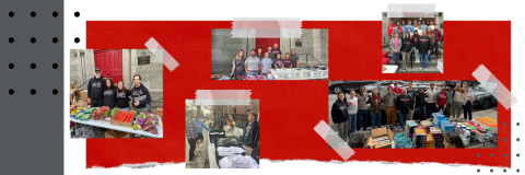 Banner with Volunteers for Sidewalk Warriors