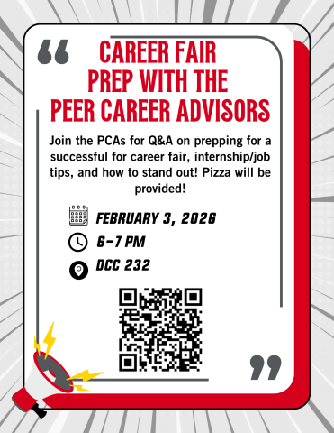 Career Fair Preparation with Peer Career