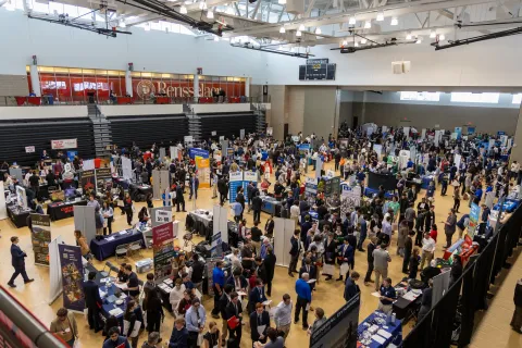 Birdseye View of RPI Spring 2026 Career Fair