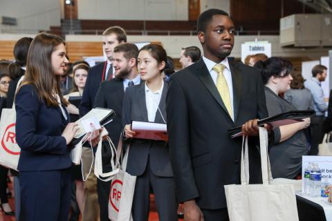 Students in Professional Attire